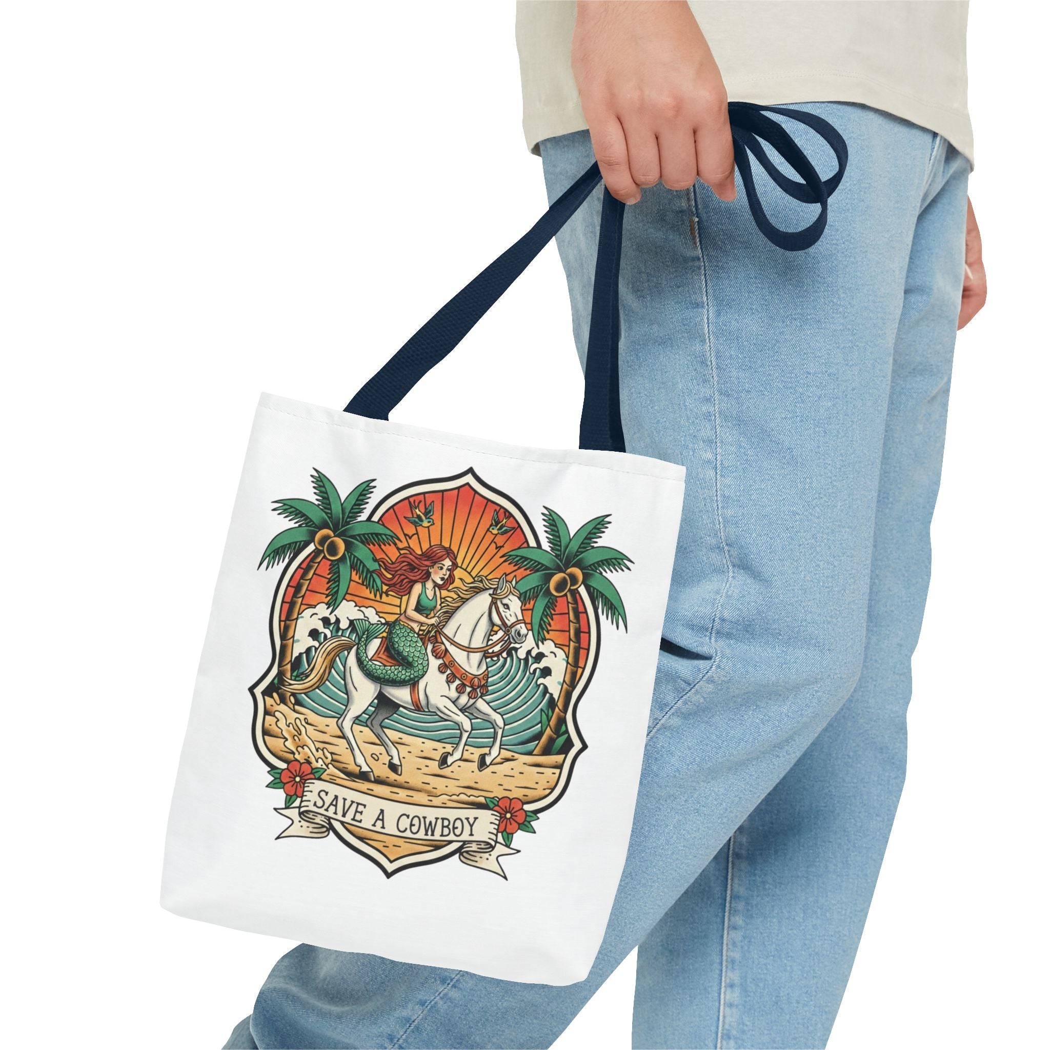 Save a Cowboy Tote