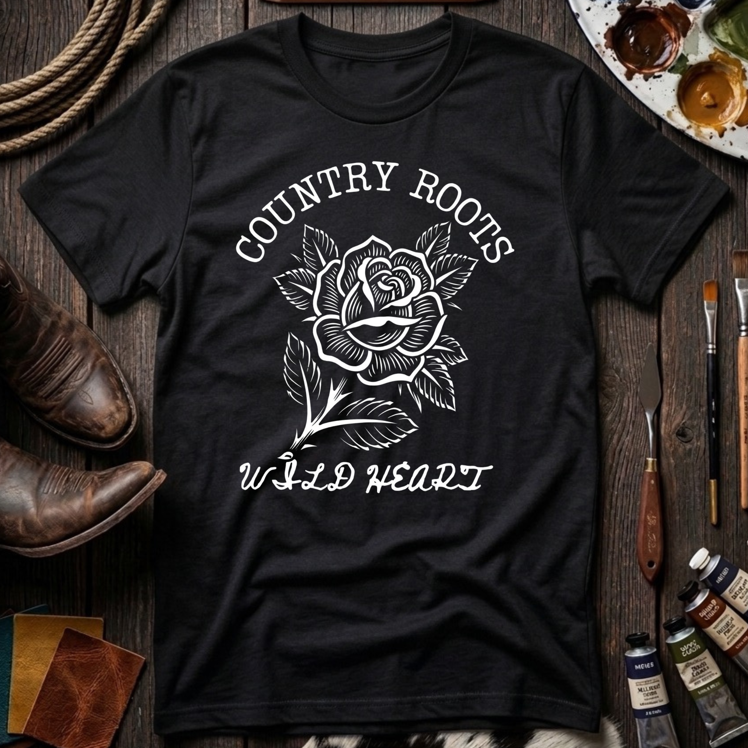 Country Roots, Wild Heart T-Shirt