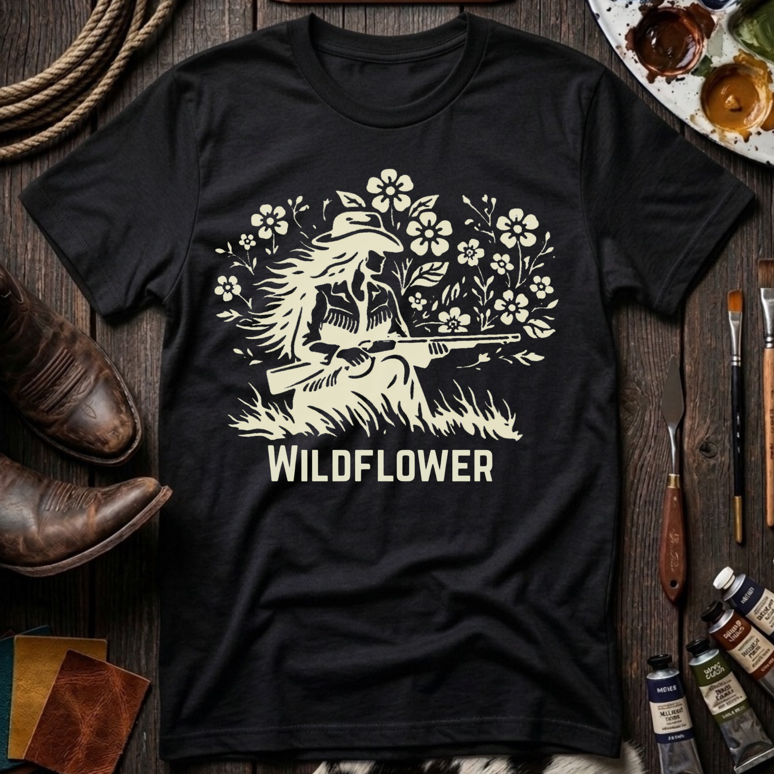 Wildflower Lady T-Shirt