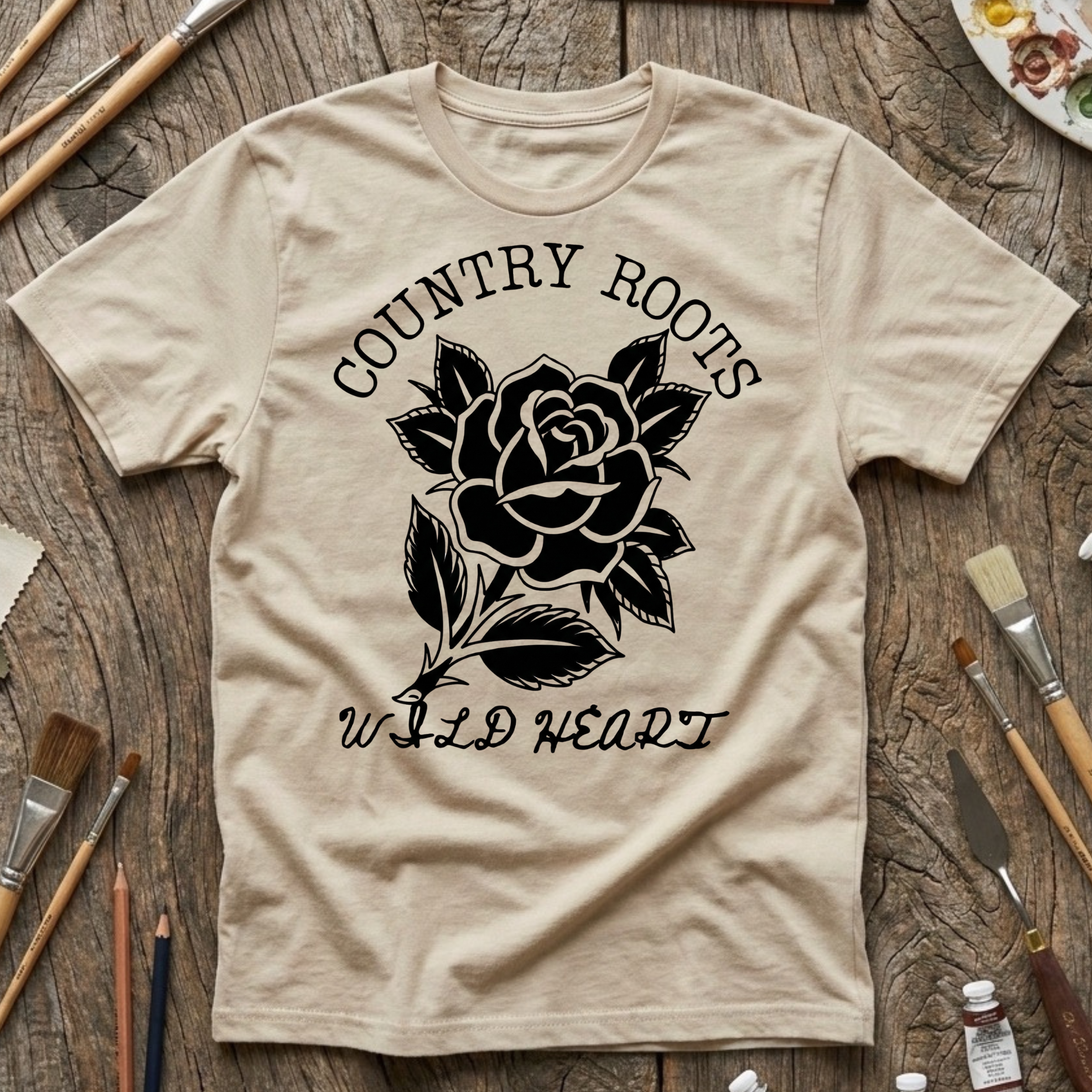 Country Roots, Wild Heart T-Shirt