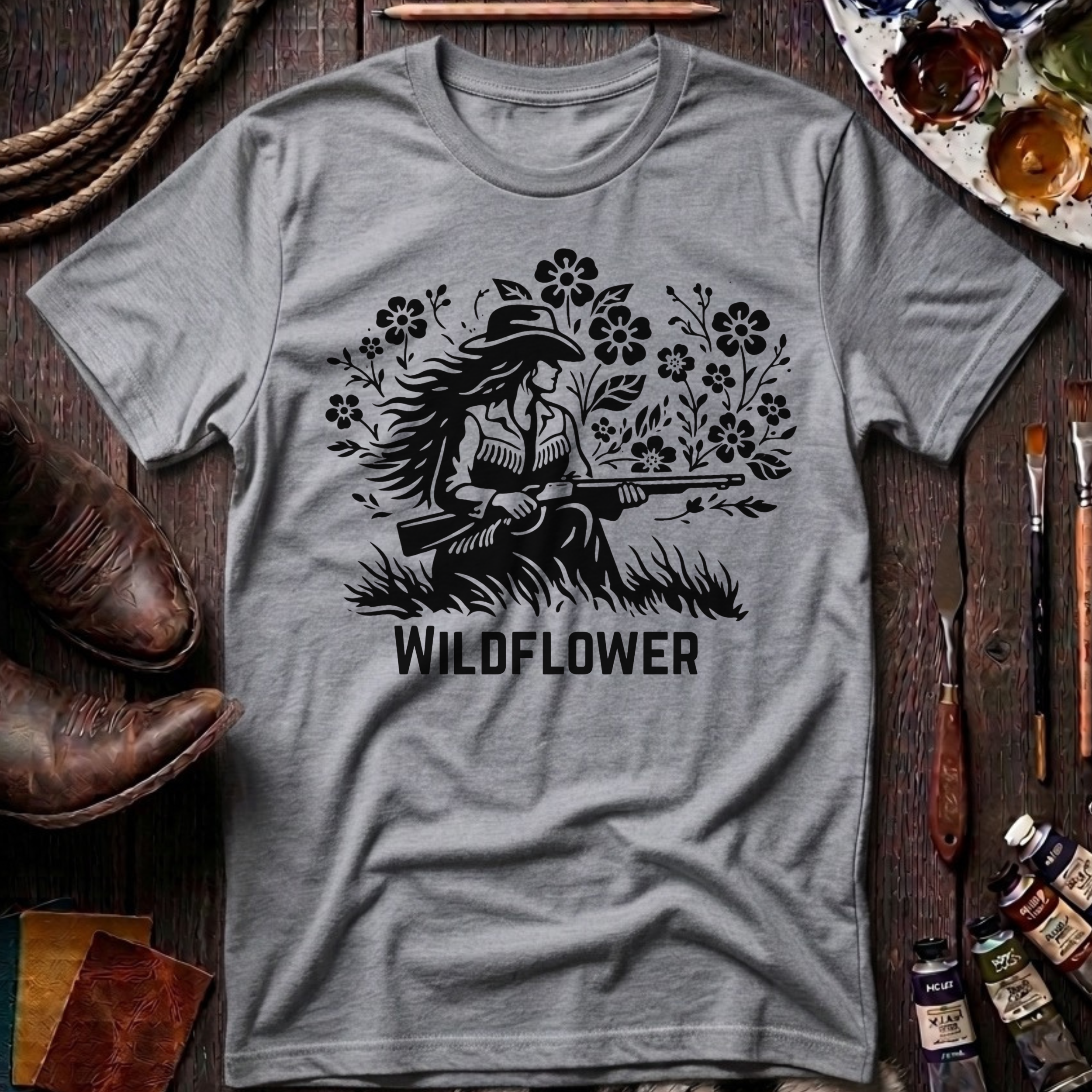 Wildflower Lady T-Shirt