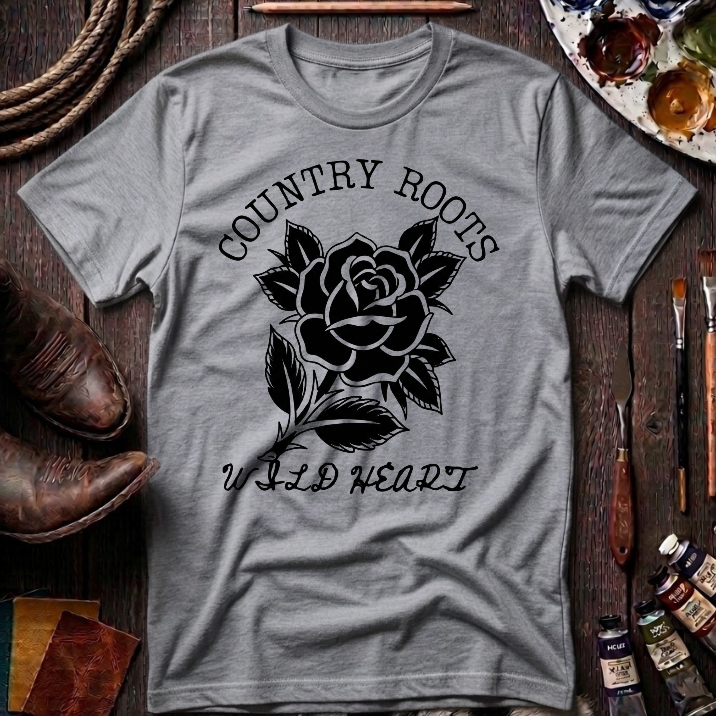 Country Roots, Wild Heart T-Shirt