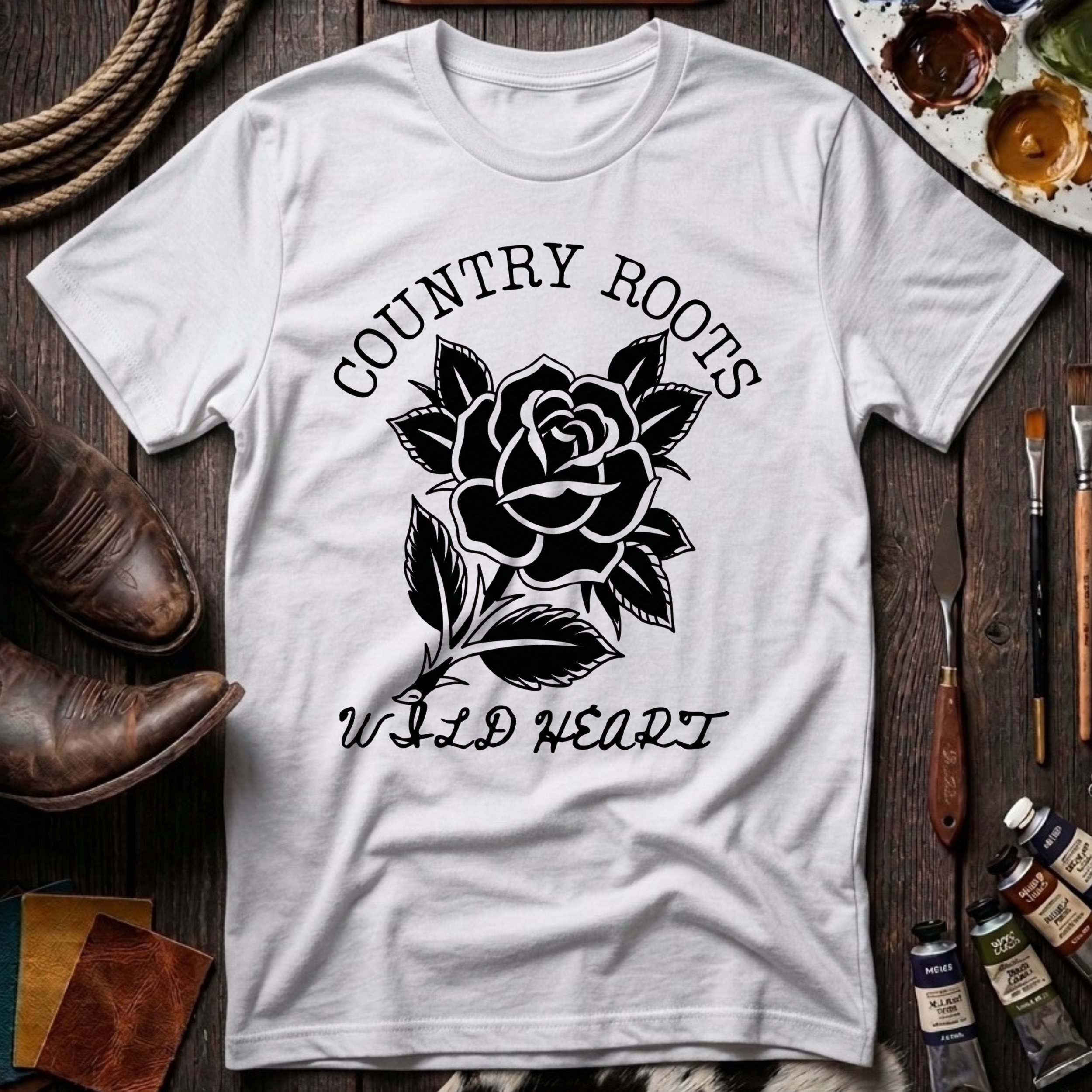 Country Roots, Wild Heart T-Shirt